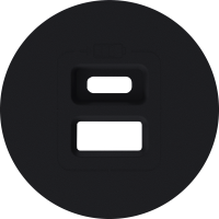 Donel Накладка для розеток USB, матовый карбон, серия D16, DO28630