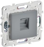 IEK SKANDY Серый Розетка компьютерная RJ45 кат.6 SK-K02Gr