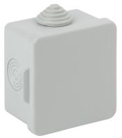 ЭРА KOR-65-65-50-4g Коробка распаячная открытой установки КОР 65х65х50мм с гермовводами 4 вх. IP54