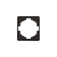 KRANZ Рамка ROUND 1-постовая оникс