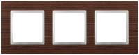 ЭРА 14-5303-10 Elegance Венге/алюм Дерево Рамка 3-ая