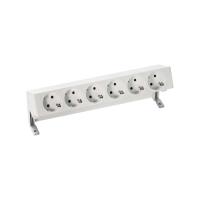 Simon 400 Белый Настольный розеточный блок, 6x2P+E