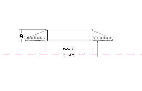 Встраиваемый светильник DL024-2-03W Maytoni Atom