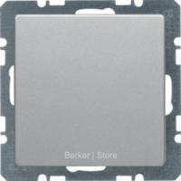 Berker Q Алюминий с эффектом бархата Заглушка