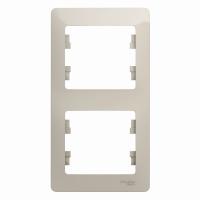 SE Glossa Молочный Рамка 2-ая, вертикальная