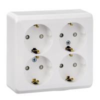 SE Этюд наруж Бел Розетка 4-ая с/з со шторками