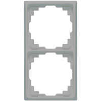 JUNG Рамка для инсталляции в кабельных каналах, 2-кратная серая