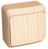 SE Этюд наруж Дача Сосна Выключатель 1-клавишный(сх.1)