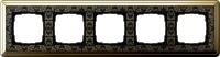 Gira ClassiX Art Латунь/Черный Рамка 5-ая