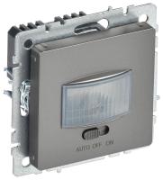 IEK BRITE BASE Сталь Датчик движения ДС10-1-БрС