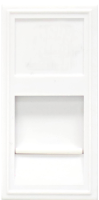 Donel Розетка DEC RJ45 UTP кат.5e, 1мод., бел. матовая (22.5х45мм), DECF12WM5