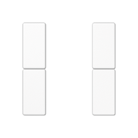 JUNG Белый Набор накладок 2градуса
