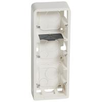 Legrand Mosaic Рамка подъемная вертикальная на 3x2 модулей, глубина 40мм, белая