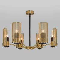 Потолочная люстра с металлическими плафонами 70139/6 латунь Eurosvet Grino