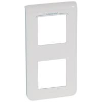 Legrand Mosaic Рамка 2x2 модуля вертикальная антибактериальная