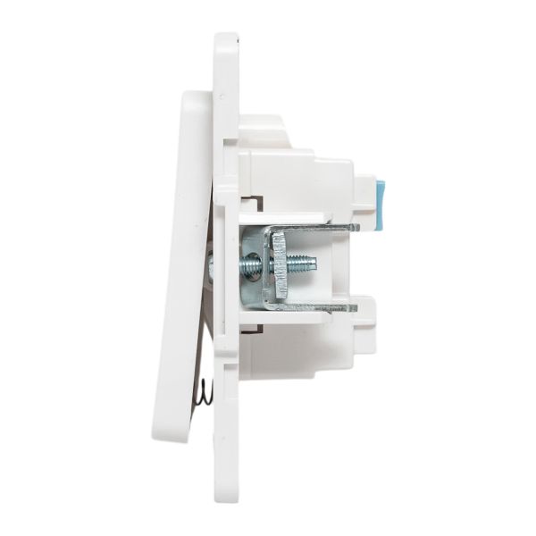 EKF Стокгольм Механизм кнопки нажимной 10А белый