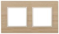 ЭРА 14-5302-11 Elegance Клен/сл.кость Дерево Рамка 2-ая