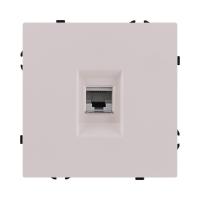 Розетка Ethernet RJ45 Cat.6, кашемир матовый Kollinger Eclipse EC-017CM