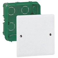 Legrand Batik Коробка распределительная для сплошных стен 85х85х40 с крышкой 100х100мм