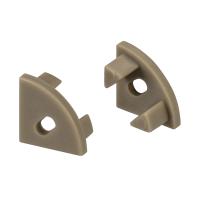 Arlight Заглушка SL-KANT-H11 OLIVE GREY c отверстием (Пластик)