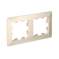 Systeme Electric AtlasDesign Air Бежевый/дымчатый белый Рамка 2-ая