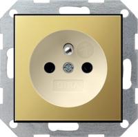 Gira Розетка с заземляющим штифтом и с затвором (shutter) и символом