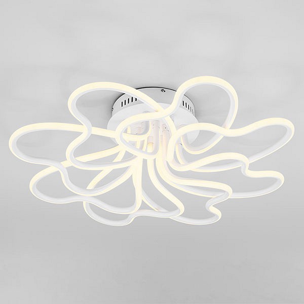 Потолочный светильник с пультом 90135/8 белый Eurosvet Floret Потолочный светильник с пультом 90135/8 белый Eurosvet Floret