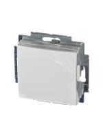 ABB BJB Basic 55 Бел Розетка с/з с крышкой