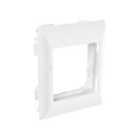 SPL Суппорт с рамкой на 1 пост (45х45) в профиль для кабель-канала 130х50 (SPL - 130007S)