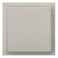 Розетка в сборе IP44, лен (35946 LN)