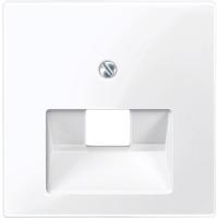 SE Merten SM Бел Актив Накладка розетки ТЛФ/комп 1-ой наклонной