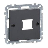 SE Merten SM Антрацит Центральная плата 1-ая для розетки RJ11/RJ45