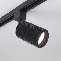 Трековый светильник для однофазного шинопровода Spike GU10 черный MRL 1011 Elektrostandard Spike a048158