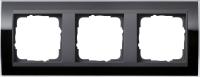 Gira Event Clear Черный/Антрацит Рамка 3-ая