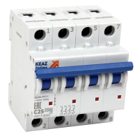 КЭАЗ OptiDin BM63 Автоматический выключатель 4P 40A C 10кА AC (BM63-4C40-10-УХЛ3)