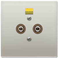 JUNG LS 990 Edelstahl Розетка для выравнивания потенциалов