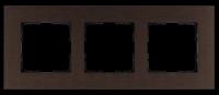 Jasmart Рамка 3-постовая, алюминий Brown