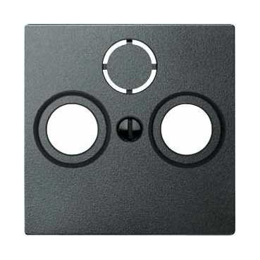 SE Merten SM Антрацит Накладка розетки TV-FM/TV-FM-SAT