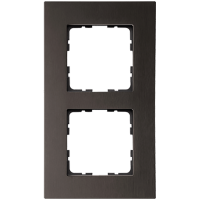 Jasmart Рамка 2-постовая, алюминий Brown
