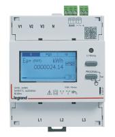 Legrand Трехфазный счётчик EMDX³ - трансформаторного включения - 4 модуля - выход RS 485 Legrand Трехфазный счётчик EMDX³ - трансформаторного включения - 4 модуля - выход RS 485