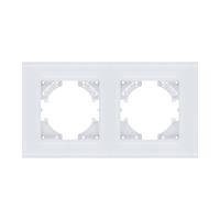 Рамка 2-постовая, стекло белый Kollinger Reflex MG RM2WH