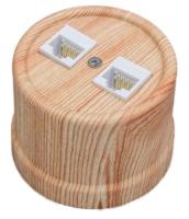 BIRONI Лизетта Пластик Карельская сосна Розетка 2-ая RJ45