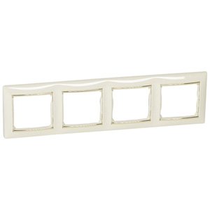 Legrand Valena Крем/Золото Рамка 4-ая горизонт.