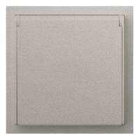 Розетка в сборе IP44, платина (35946 PL)