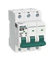DEKraft Автоматический выключатель 3Р 20А х-ка D ВА-103 6кА