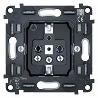 Механизм электрической розетки 16A-250V 2P+E с заземлением на винтовых зажимах QUANT VM141