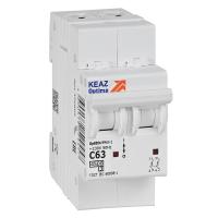 КЭАЗ OptiDin BM63 Автоматический выключатель 2P 63А C 4,5кА AC (BM63-2C63-4,5-УХЛ3)