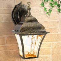 Apus D черное золото уличный настенный светильник GL 1009D Elektrostandard Apus a043112