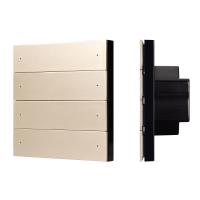 Arlight INTELLIGENT ARLIGHT Кнопочная панель SMART-DMX512-801-22-8G-8SC-DIM-IN Gold (230V, 2.4G) (IARL, IP20 Пластик, 5 лет)