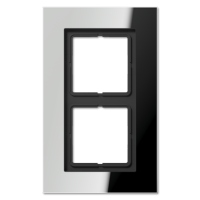 JUNG LS plus Блестящий Хром Рамка 2-ая